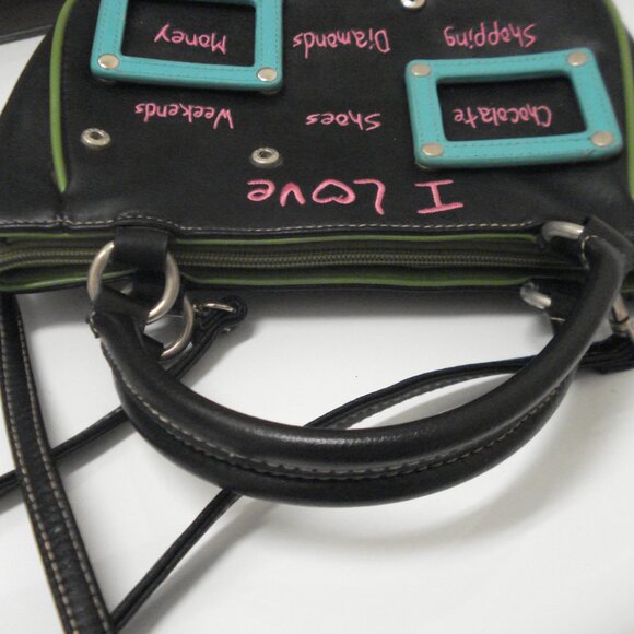 "I Love" Diamonds, Shopping, Chocolate, Shoes, new crossbody handbag purse - Picture 7 of 10